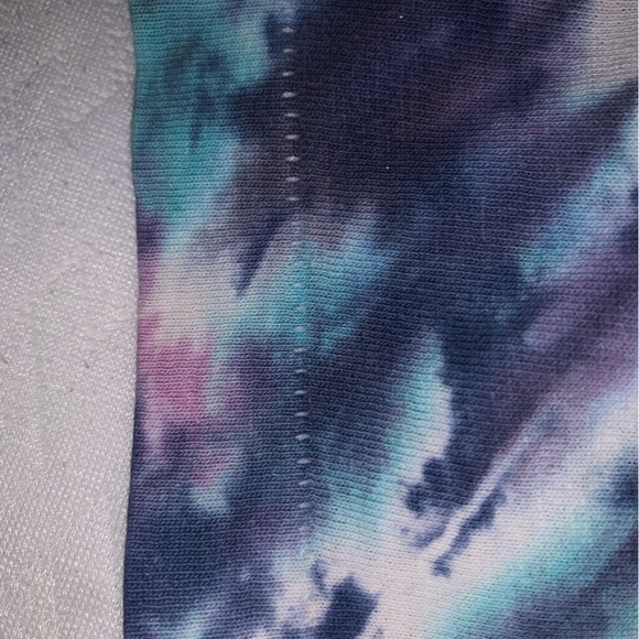 Vintage Fruit of the Loom Single Stitched Space Tie Dye T-Shirt Sz L - Picture 4 of 6